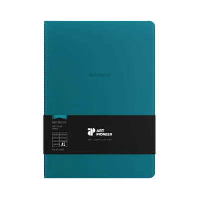 Art Pioneer Notebook Velvet Executive, A5, stitched, 64 sheets, dark blue