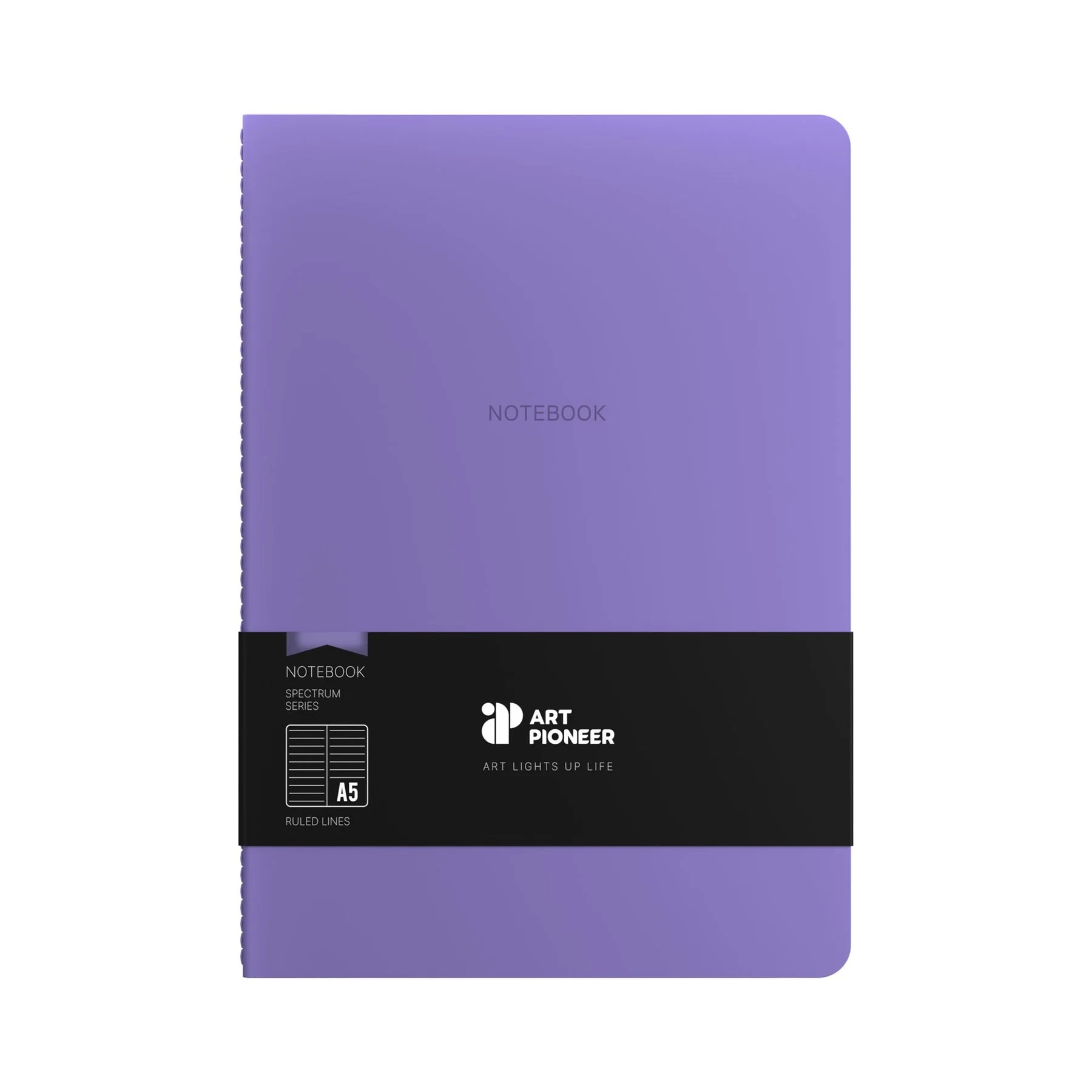 Art Pioneer Notebook Velvet Executive, A5, stitched, 64 sheets, purple