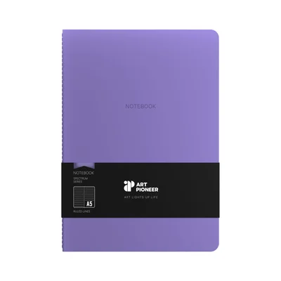 Art Pioneer Notebook Velvet Executive, A5, stitched, 64 sheets, purple