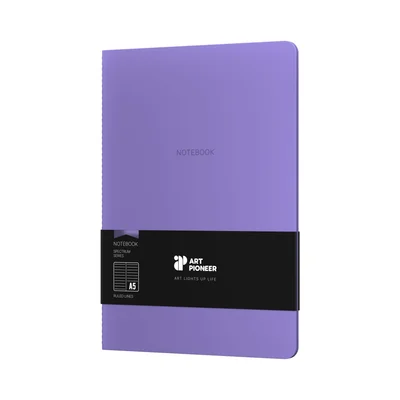 Art Pioneer Notebook Velvet Executive, A5, stitched, 64 sheets, purple
