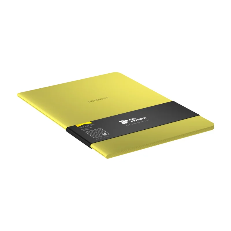 Art Pioneer Notebook Velvet Executive, A5, stitched, 64 sheets, yellow
