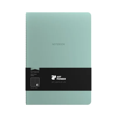 Art Pioneer Notebook Velvet Executive, A5, stitched, 64 sheets, sea green