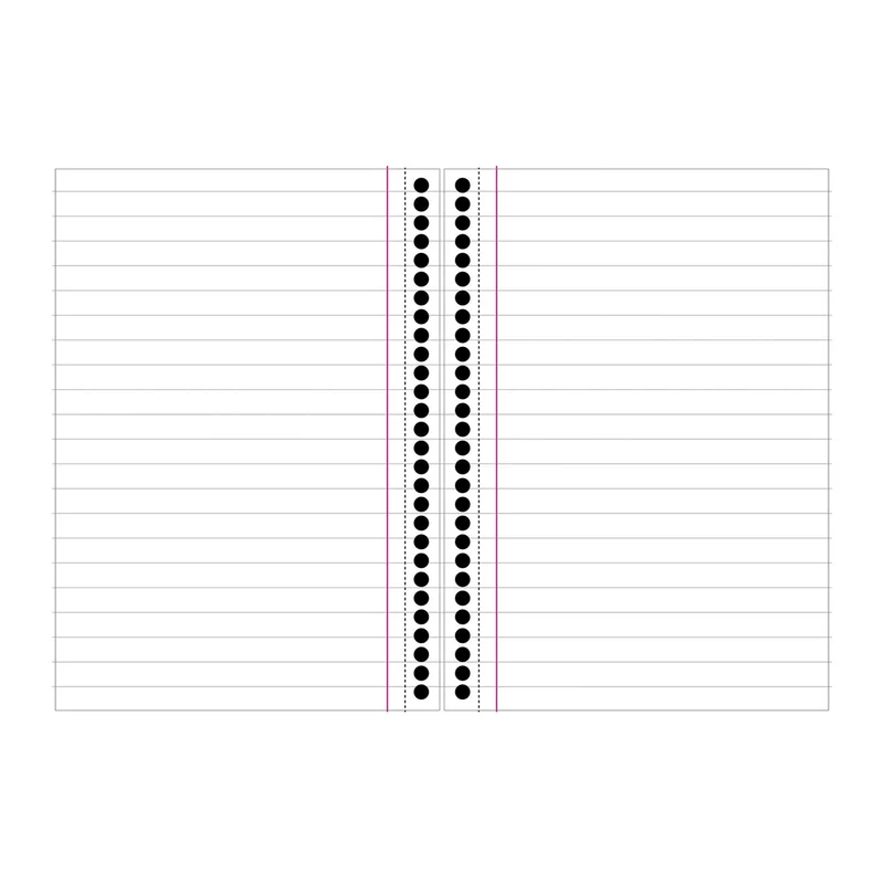 Moxy Notebook Besties, A5, 60 sheets, pink