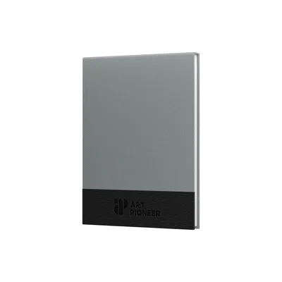 Art Pioneer Notebook Seamless Fusion, A6, hardcover, 96 sheets, grey