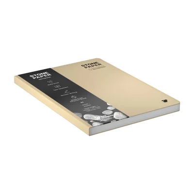Art Pioneer Notebook Stone Paper, A5, hardcover, 88 sheets, beige