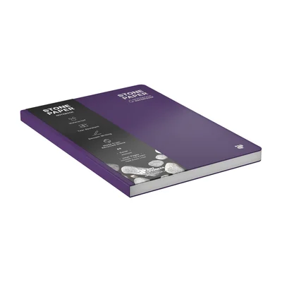 Art Pioneer Notebook Stone Paper, A5, hardcover, 88 sheets, purple