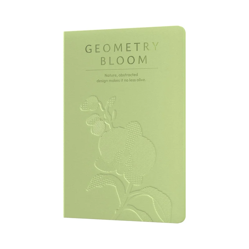 Art Pioneer Тетрадка Geometry Bllom, A5, шита, 60 листа, зелена