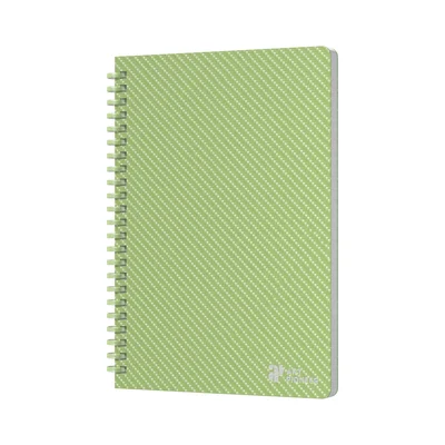 Art Pioneer Notebook College, A5, yellow offset paper, spiral-bound, 80 sheets, lime
