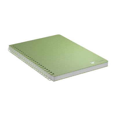 Art Pioneer Notebook College, A5, yellow offset paper, spiral-bound, 80 sheets, lime