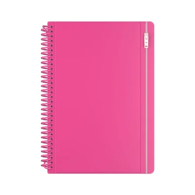 Art Pioneer Notebook Neon Future, A5, spiral-bound, 100 sheets, fuchsia