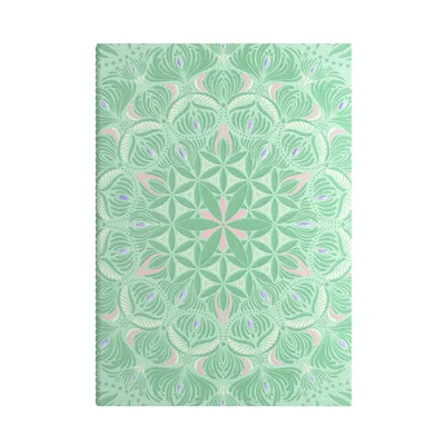 Art Pioneer Notebook, A5, stitched, wide ruled, 64 sheets, green