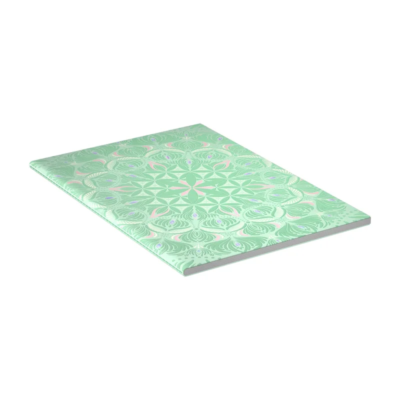 Art Pioneer Notebook, A5, stitched, wide ruled, 64 sheets, green