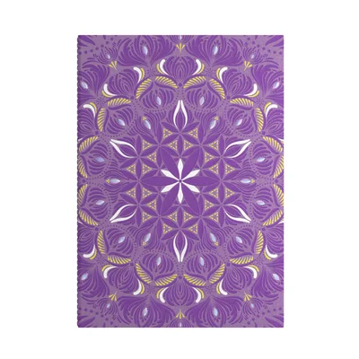 Art Pioneer Notebook, A5, stitched, wide ruled, 64 sheets, purple