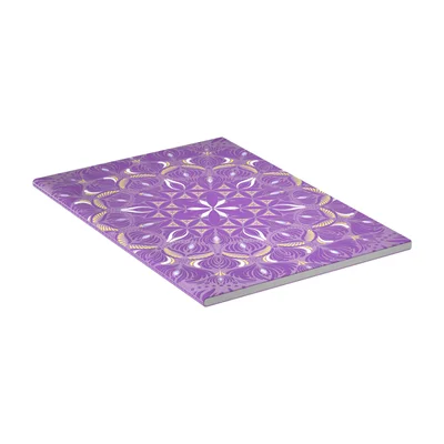 Art Pioneer Notebook, A5, stitched, wide ruled, 64 sheets, purple