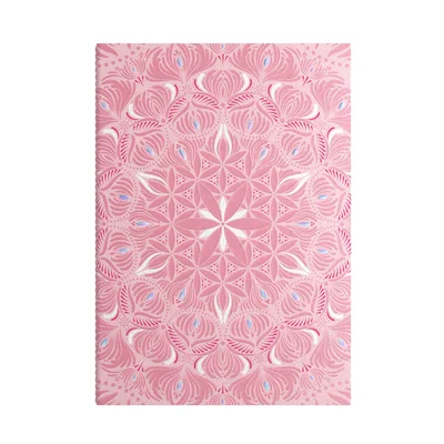Art Pioneer Notebook, A5, stitched, wide ruled, 64 sheets, pink