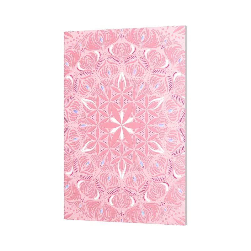 Art Pioneer Notebook, A5, stitched, wide ruled, 64 sheets, pink