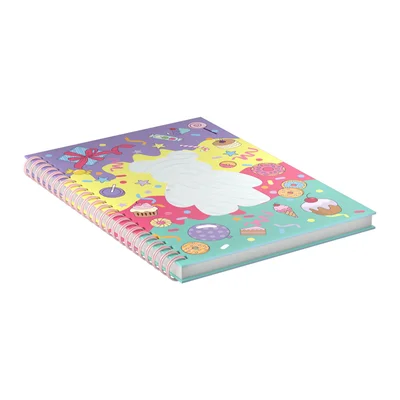 Art Pioneer Notebook Bear, A5, wide ruled, hardcover, spiral-bound, 80 sheets
