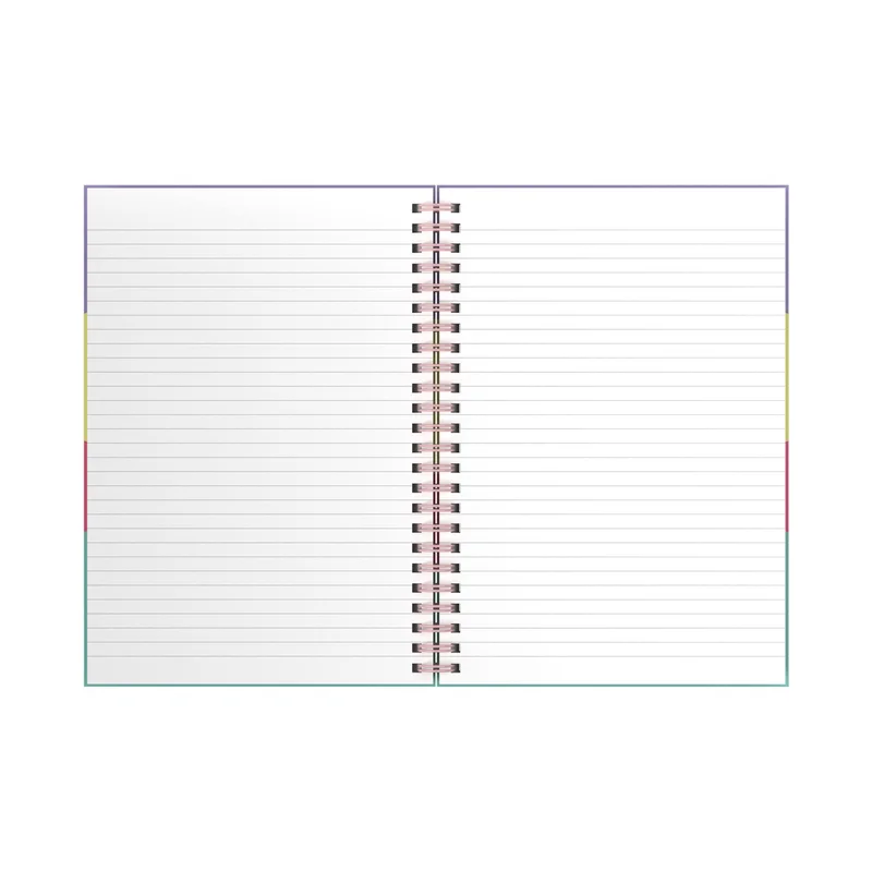 Art Pioneer Notebook Rabbit, A5, wide ruled, hardcover, spiral-bound, 80 sheets