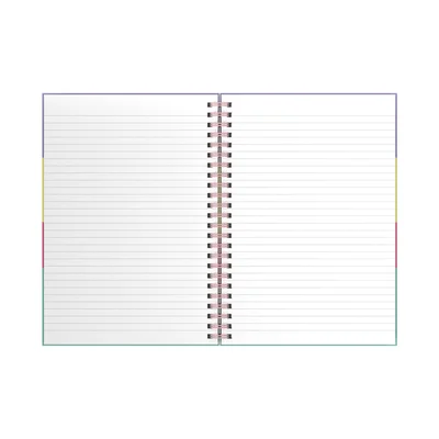 Art Pioneer Notebook Rabbit, A5, wide ruled, hardcover, spiral-bound, 80 sheets