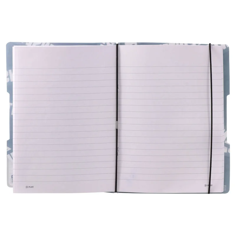 Play College Notebook, A5, Wide Ruled, Offset Paper, 40 Sheets, Assorted, 1 Piece