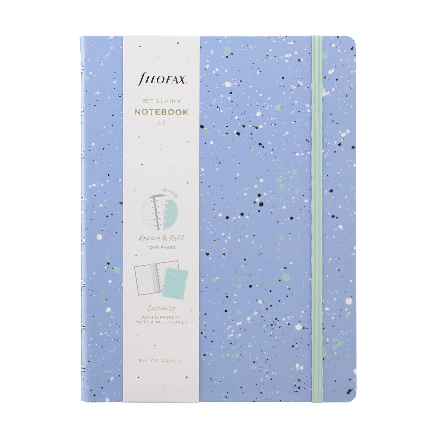 Filofax Notebook Expressions, A5, Light Blue