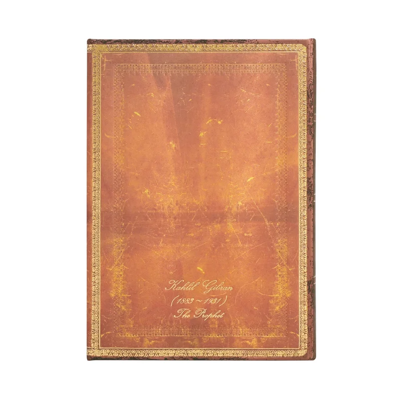 Paperblanks Notebook K. Gibran, Midi, wide ruled, hard cover, 72 sheets