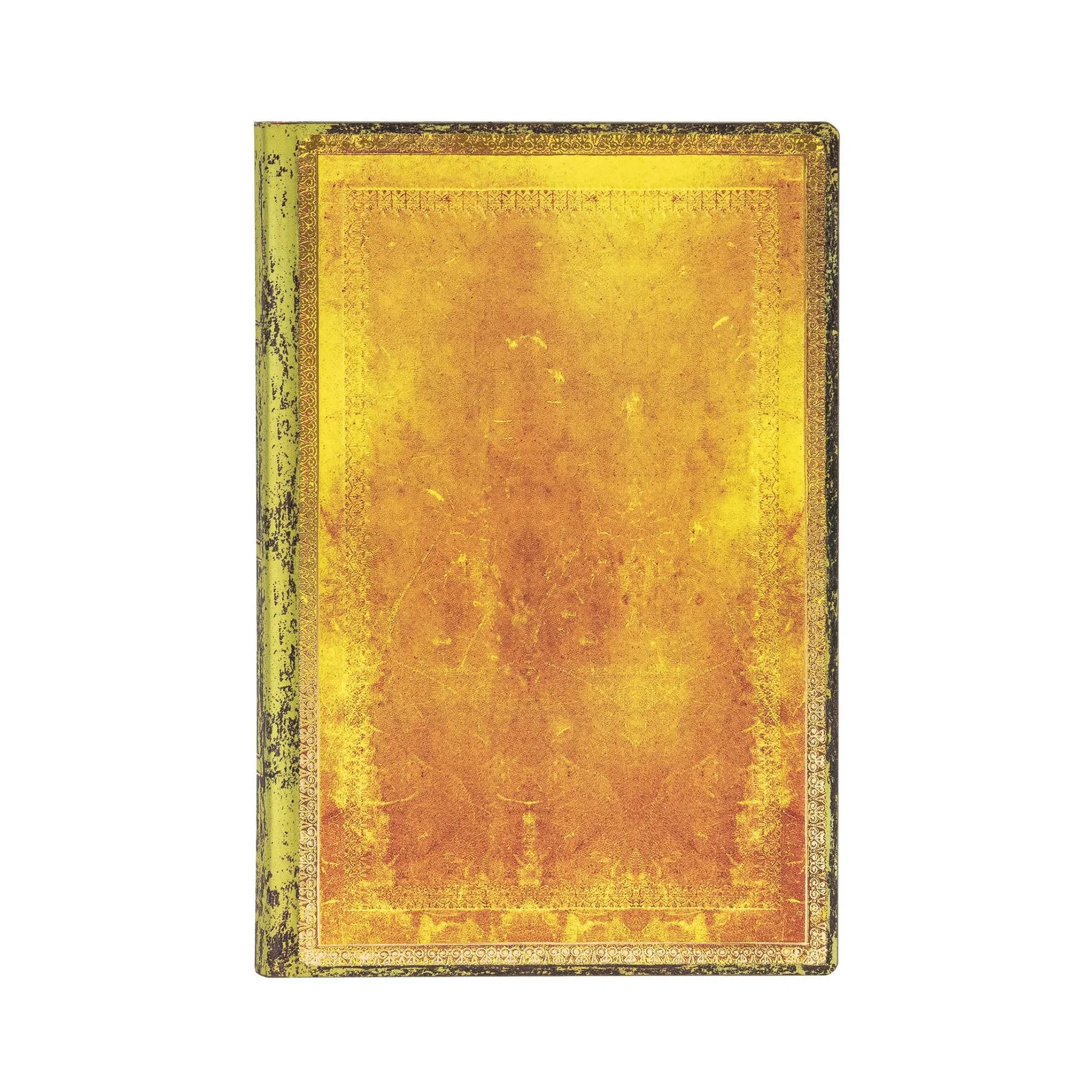 Paperblanks Тефтер Ochre, Mini, широки редове, мека корица, 104 листа