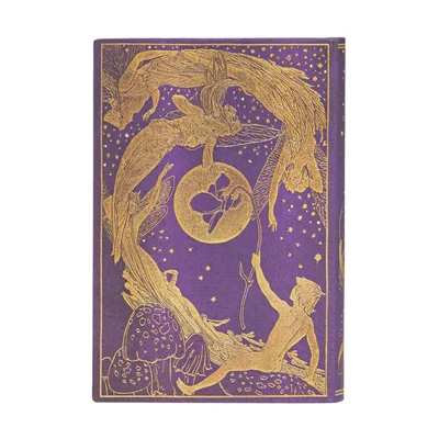 Paperblanks Notebook Violet Fairy, 95 x 140 mm, hard cover, 88 sheets