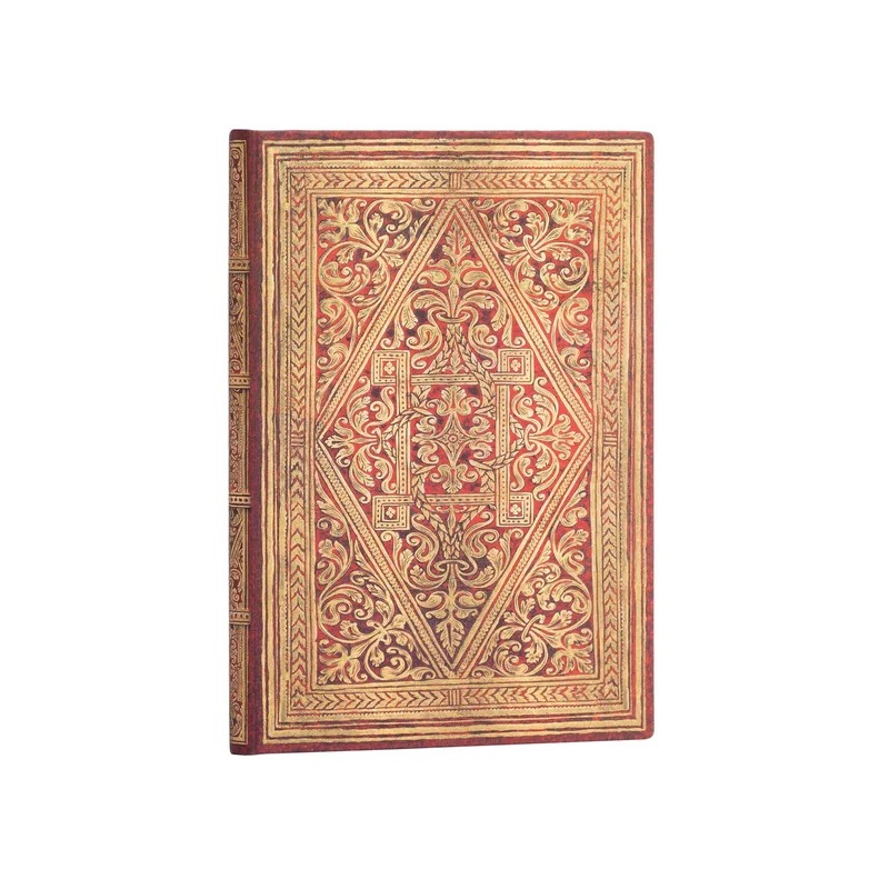 Paperblanks Notebook Golden Pathway, Midi, ruled, hard cover, 72 sheets
