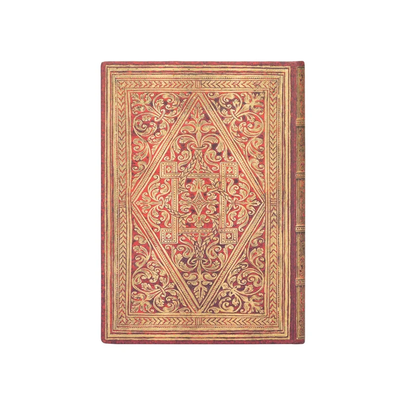 Paperblanks Notebook Golden Pathway, Midi, ruled, hard cover, 72 sheets