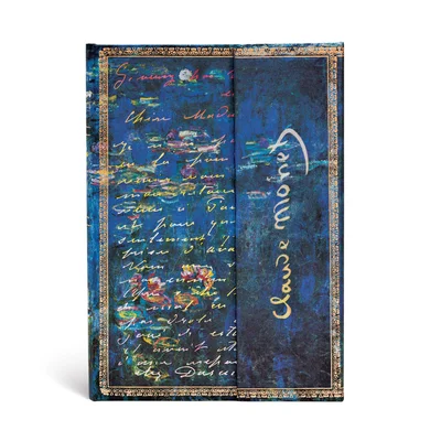 Paperblanks Notebook Monet, Midi, wide ruled, hard cover, 72 sheets