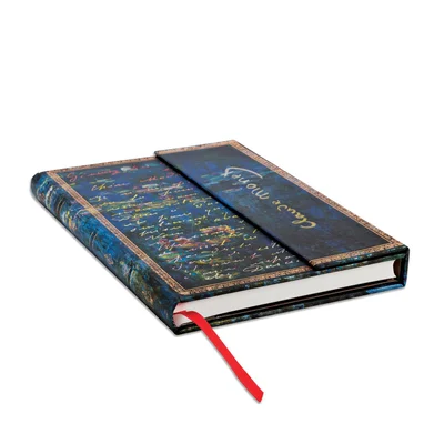 Paperblanks Notebook Monet, Midi, wide ruled, hard cover, 72 sheets