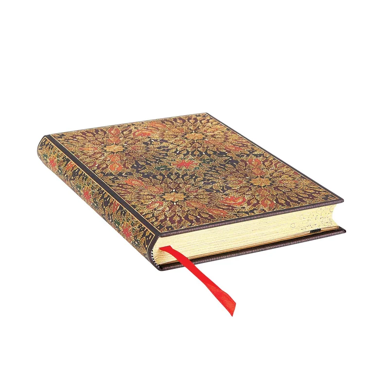 Paperblanks Тефтер Fire Flowers, Midi, твърда корица, 120 листа