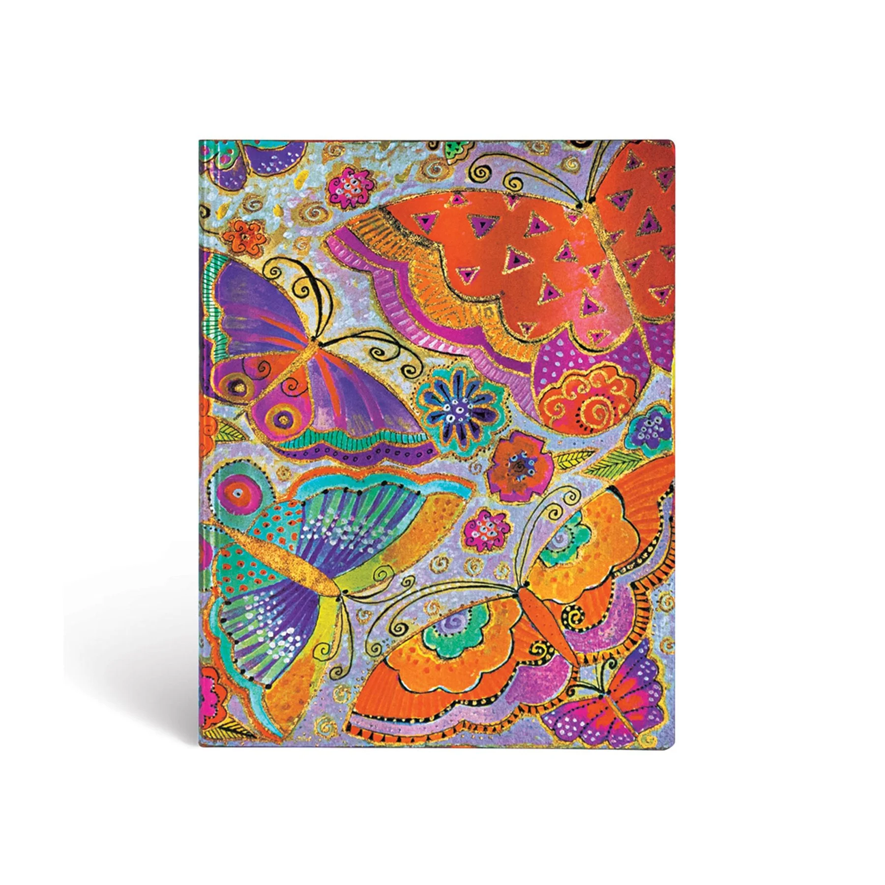 Paperblanks Тефтер Flutterbyes, Ultra, широки редове, мека корица, 88 листа