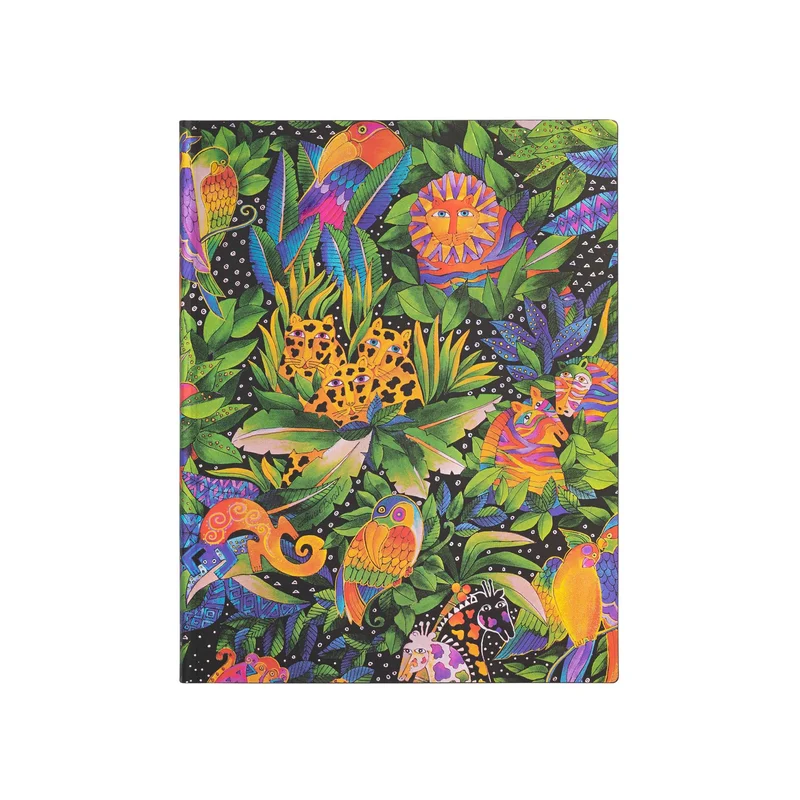 Paperblanks Notebook Jungle Song, Ultra, wide ruled, soft cover, 88 sheets