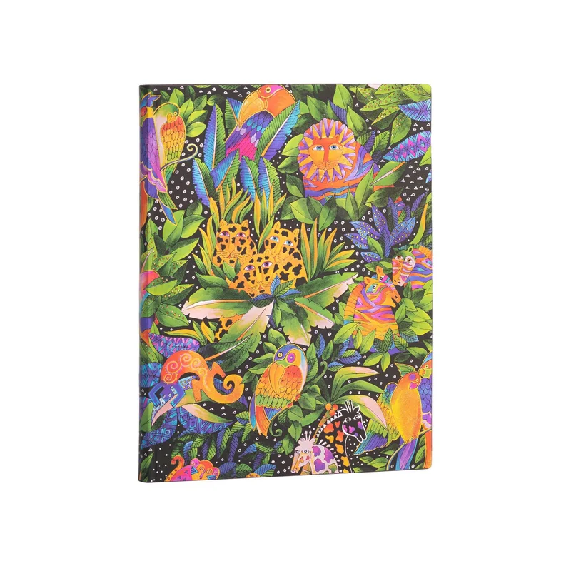 Paperblanks Notebook Jungle Song, Ultra, wide ruled, soft cover, 88 sheets