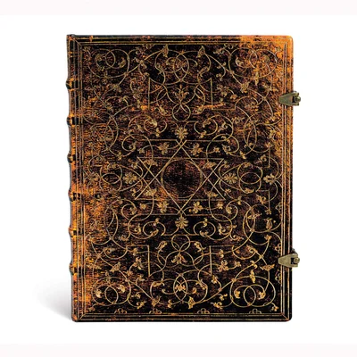Paperblanks Notebook Grolier, Ultra, wide ruled, hard cover, 72 sheets