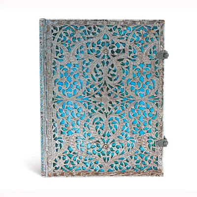 Paperblanks Notebook Maya Blue, Ultra, ruled, hard cover, 120 sheets