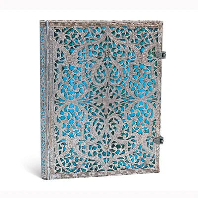 Paperblanks Notebook Maya Blue, Ultra, ruled, hard cover, 120 sheets