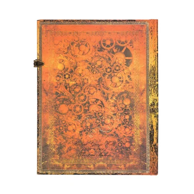 Paperblanks Notebook H.G. Wells' 75th, Ultra, wide ruled, hardcover, 72 sheets