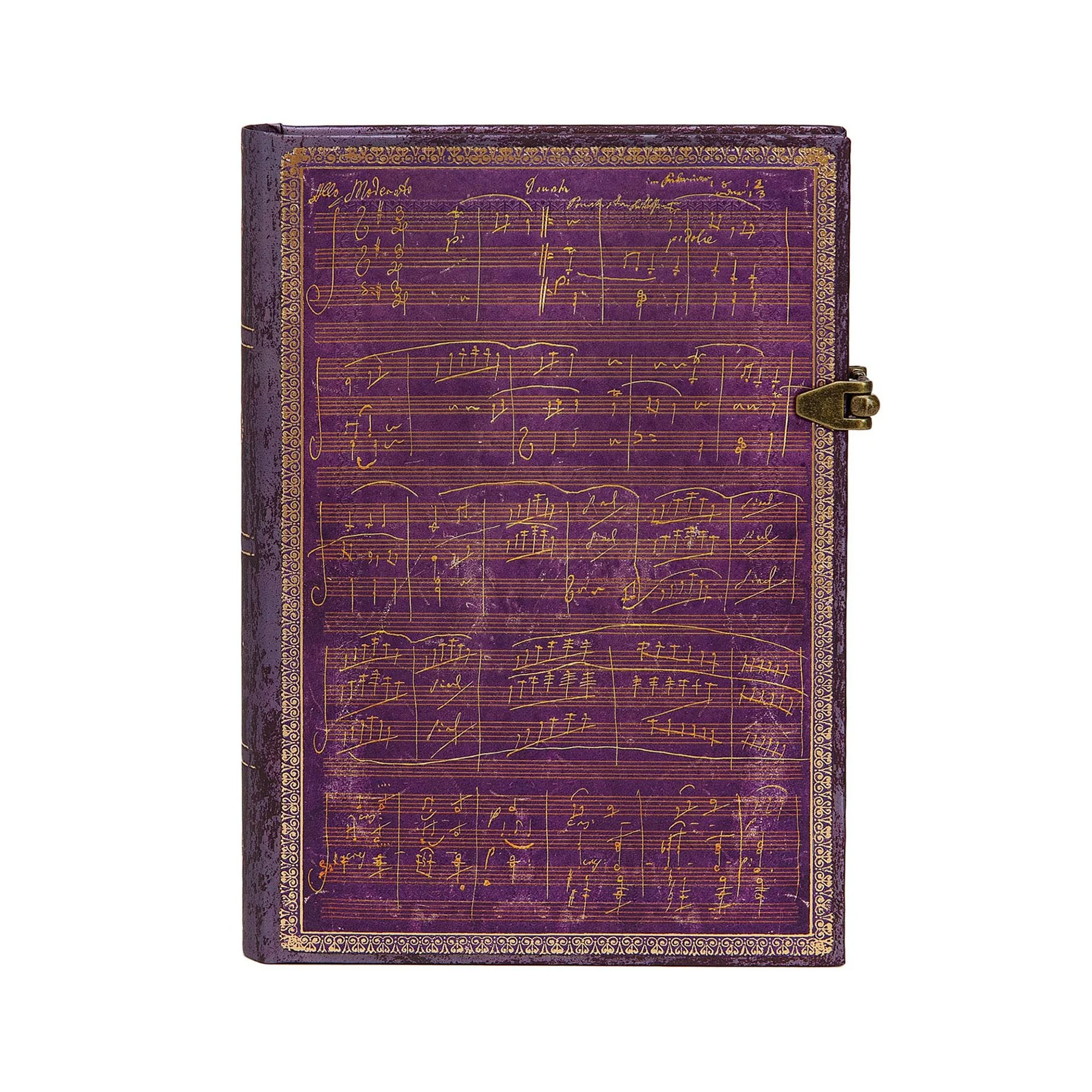 Paperblanks Тефтер Beethoven's 250th Birthday, Midi, широки редове, твърда корица, 120 листа