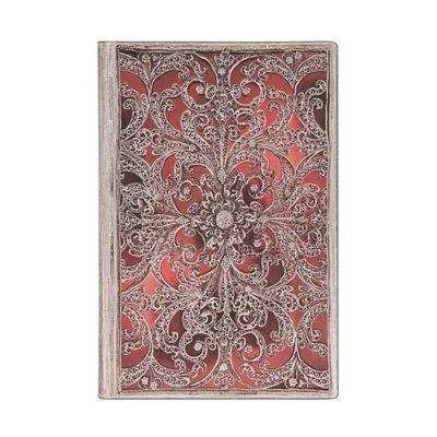Paperblanks Notebook Garnet, Ultra, wide ruled, softcover, 88 sheets