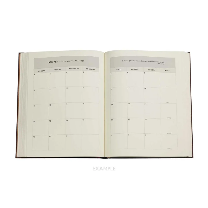 Paperblanks Business Planner Inkblot, Ultra, softcover, 112 sheets, for 2024