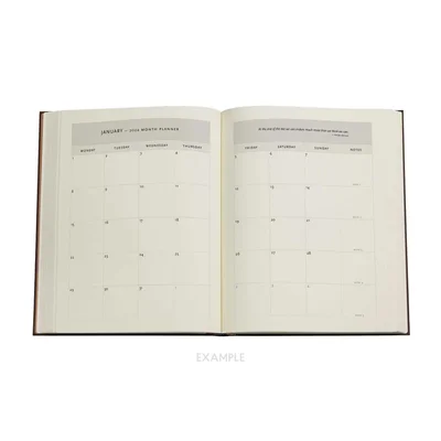 Paperblanks Business Planner Inkblot, Ultra, softcover, 112 sheets, for 2024