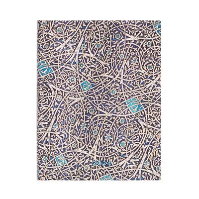 Paperblanks Planner Granada Turquoise, Ultra, Verso, hardcover, 80 sheets, for 2024