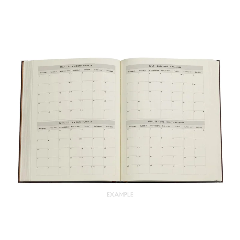 Paperblanks Planner Granada Turquoise, Ultra, Verso, hardcover, 80 sheets, for 2024
