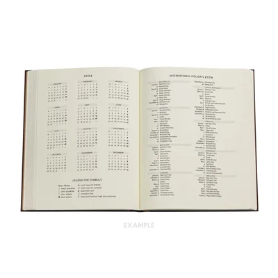 Paperblanks Planner Granada Turquoise, Ultra, Verso, hardcover, 80 sheets, for 2024
