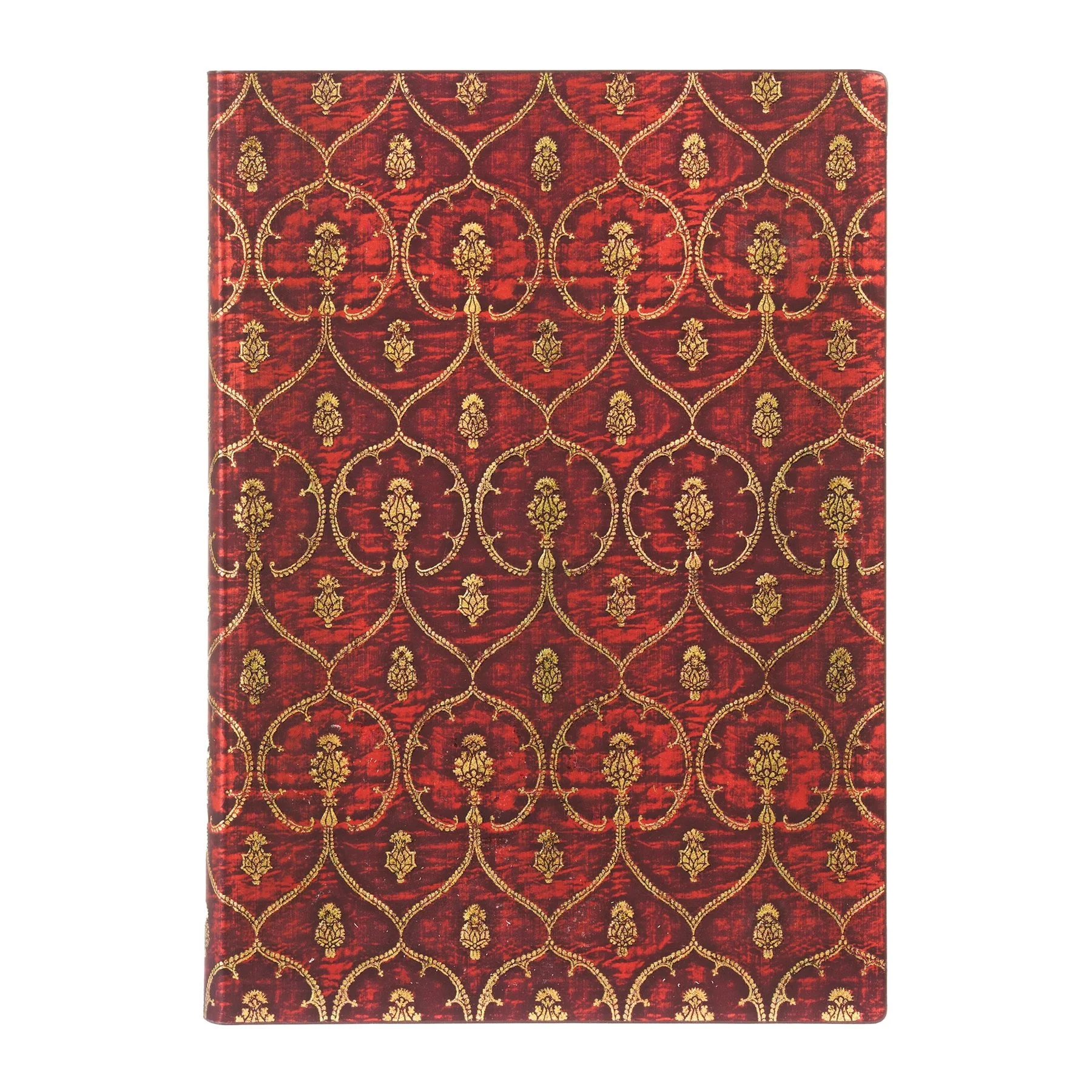 Paperblanks Notebook Red Velvet, Midi, wide ruled, soft cover, 88 sheets
