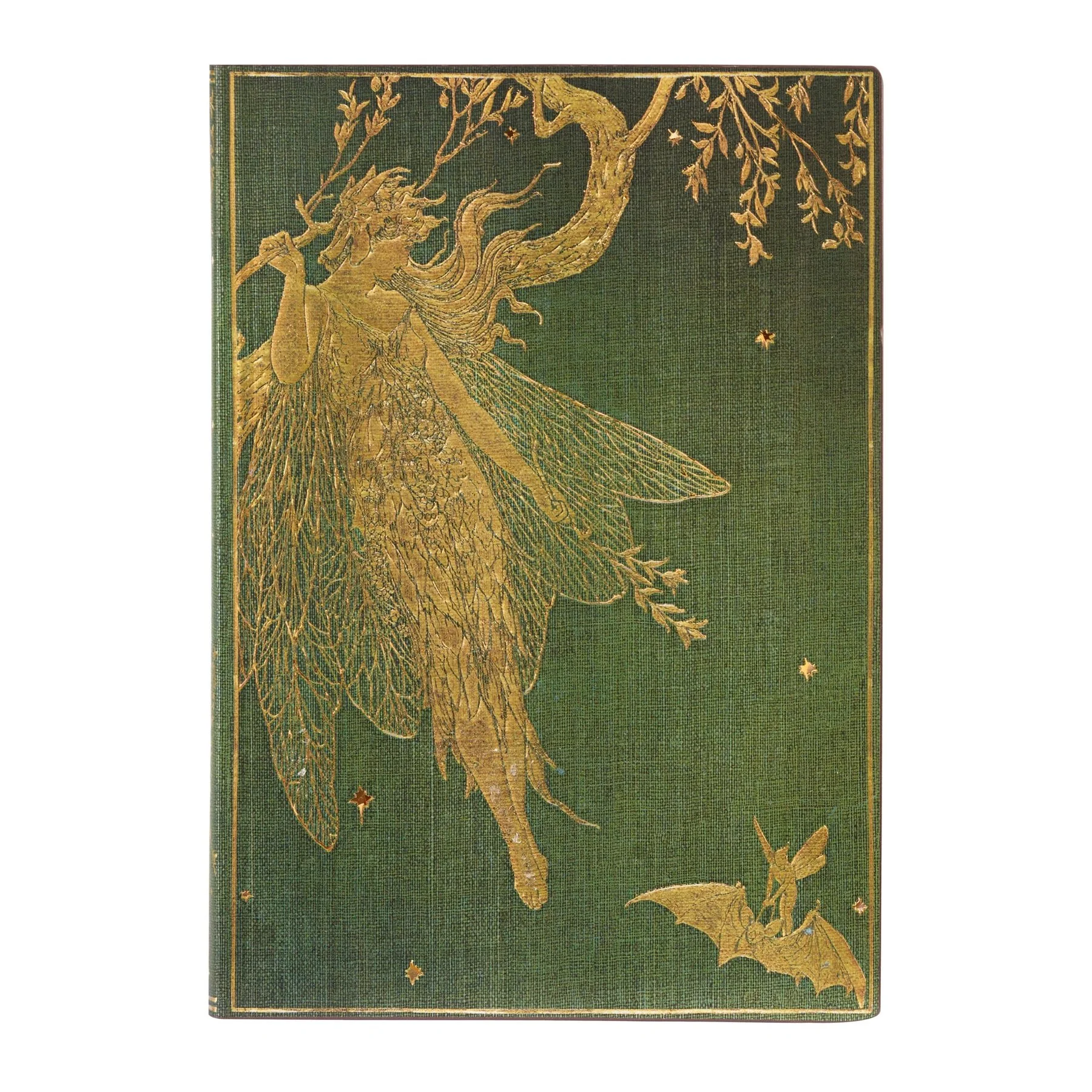 Paperblanks Notebook Olive Fairy, Midi, soft cover, 88 sheets