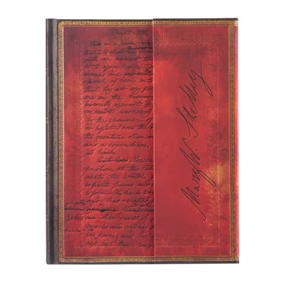 Paperblanks Notebook Shelley Frankenstein, Ultra, wide ruled, hard cover, 72 sheets